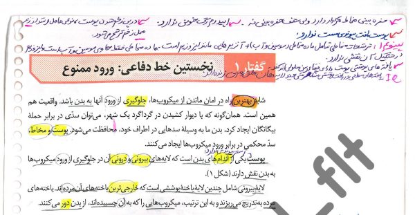 پک فوق کامل جزوات زیست فلاحت
