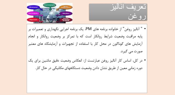 پاورپوینت  آنالیز روغن