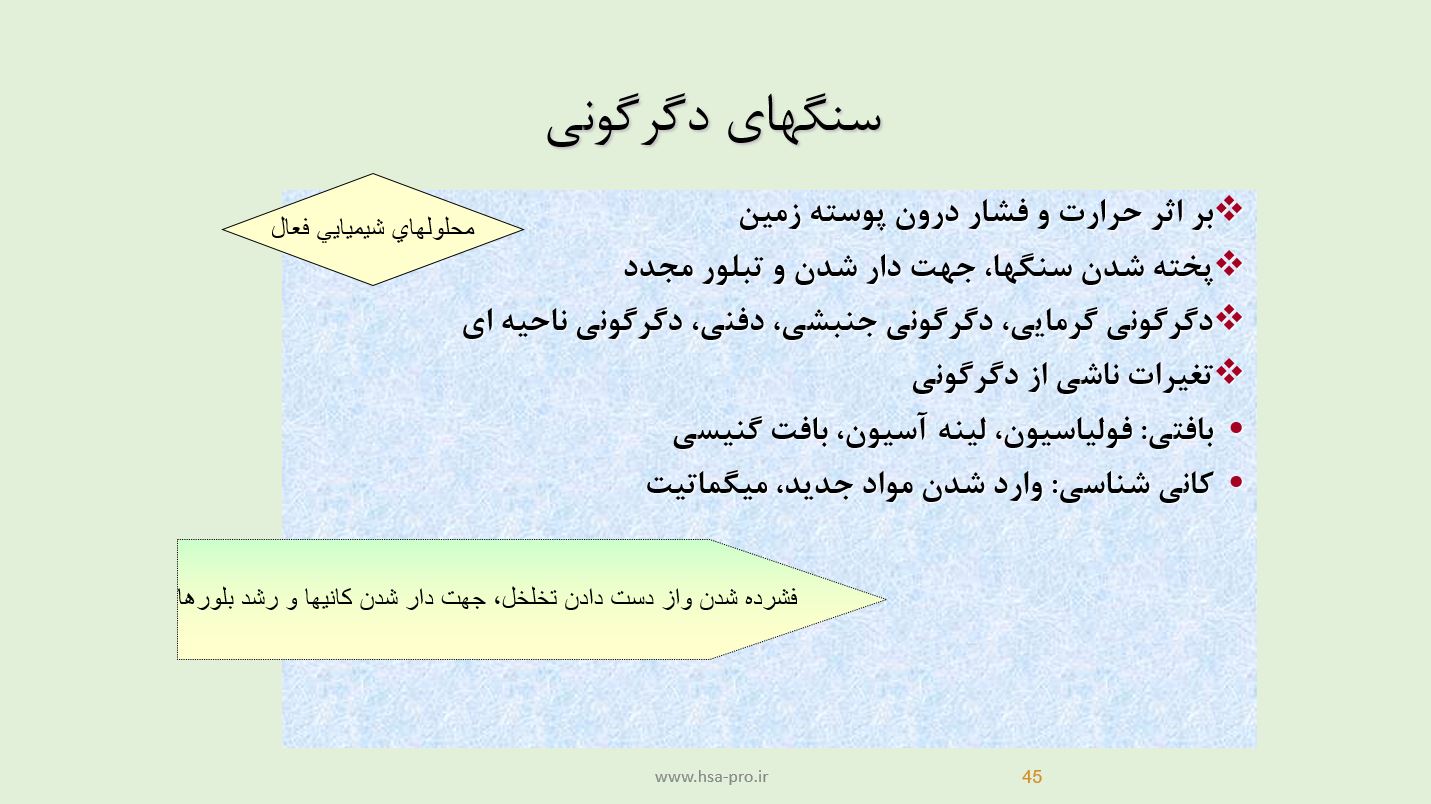 پاورپوینت زمین شناسی