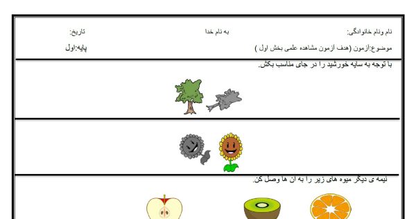 مجموعه علوم اول ابتدایی