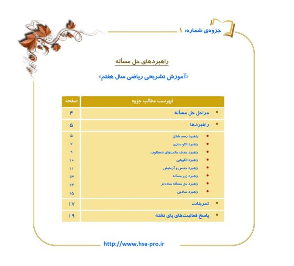 جزوه ریاضی هفتم متوسطه