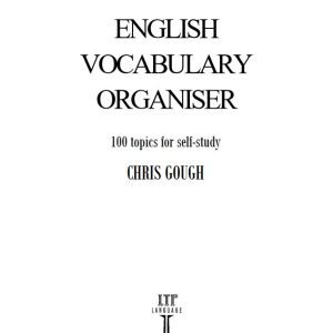 ENGLISH VOCABULARY ORGANISER