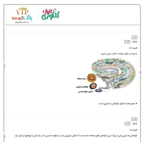 سوالات زمین شناسی کنکور